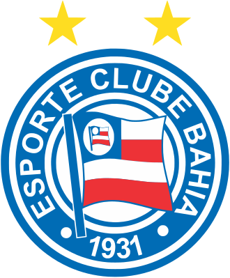Escudo do Esporte Clube Bahia, um dos quatro times que decidem vaga na semifinal do Brasileirão Feminino nesta semana