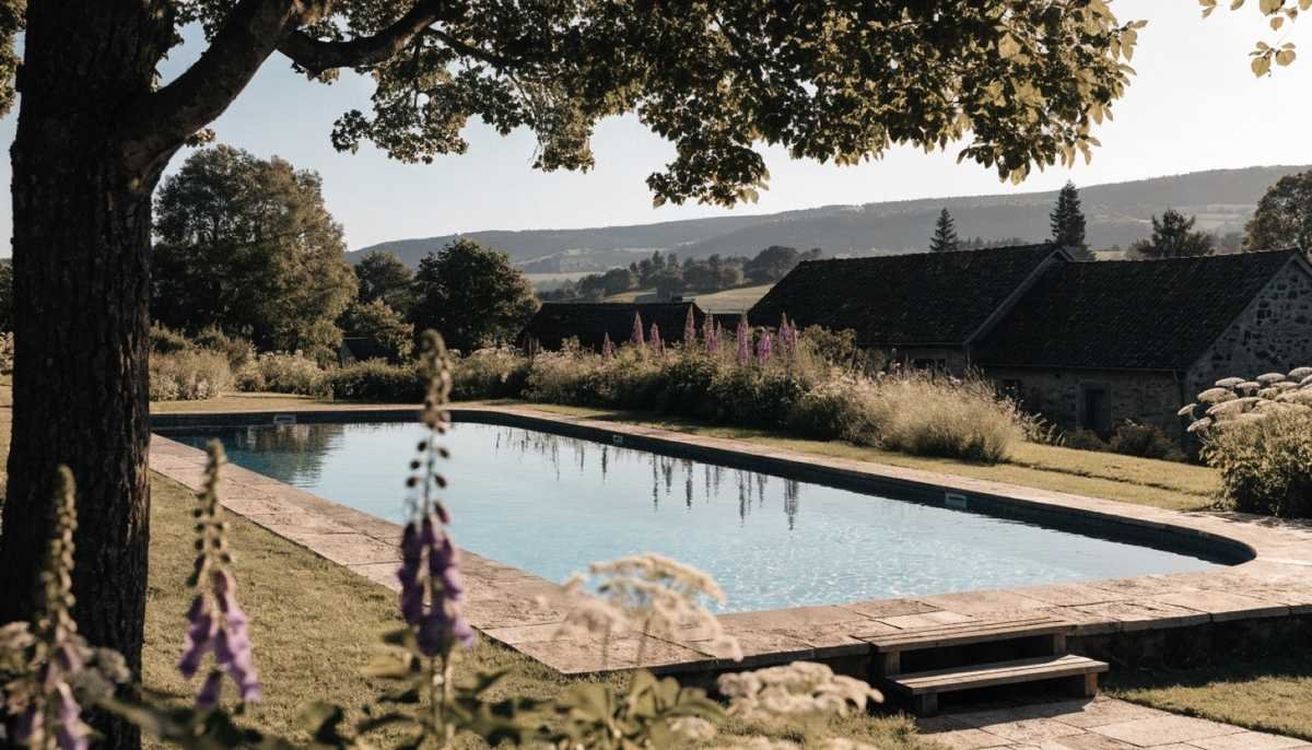Hotel fazenda com piscina em área rural