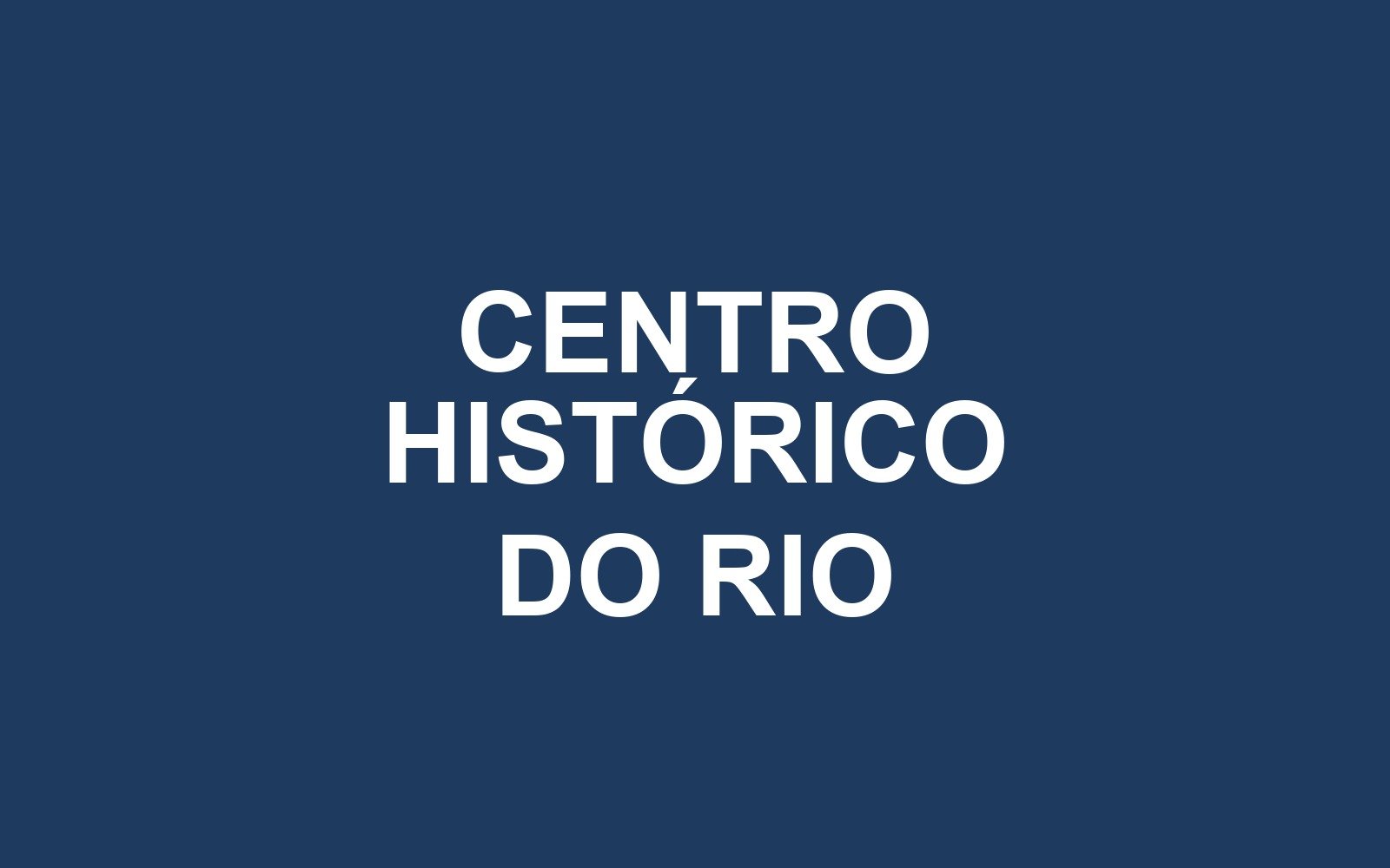 Ilustração identificando o Centro Histórico do Rio de Janeiro