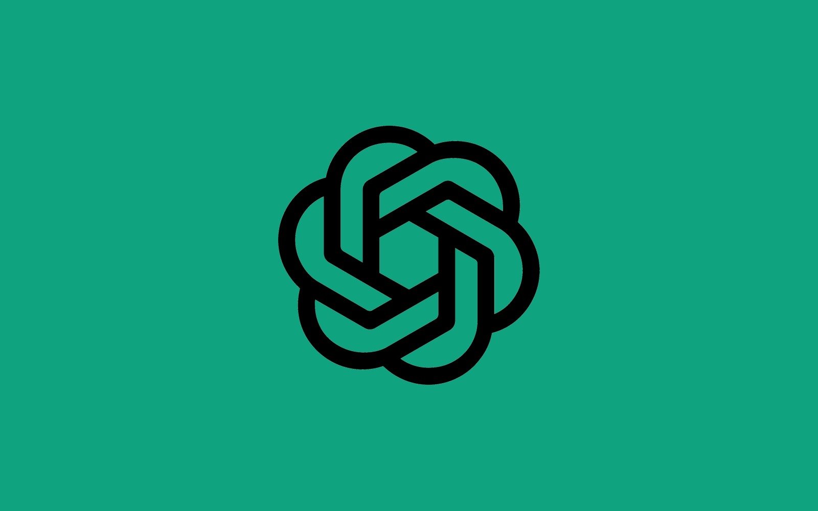 Símbolo do ChatGPT/OpenAI (Domínio público, Wikimedia Commons)