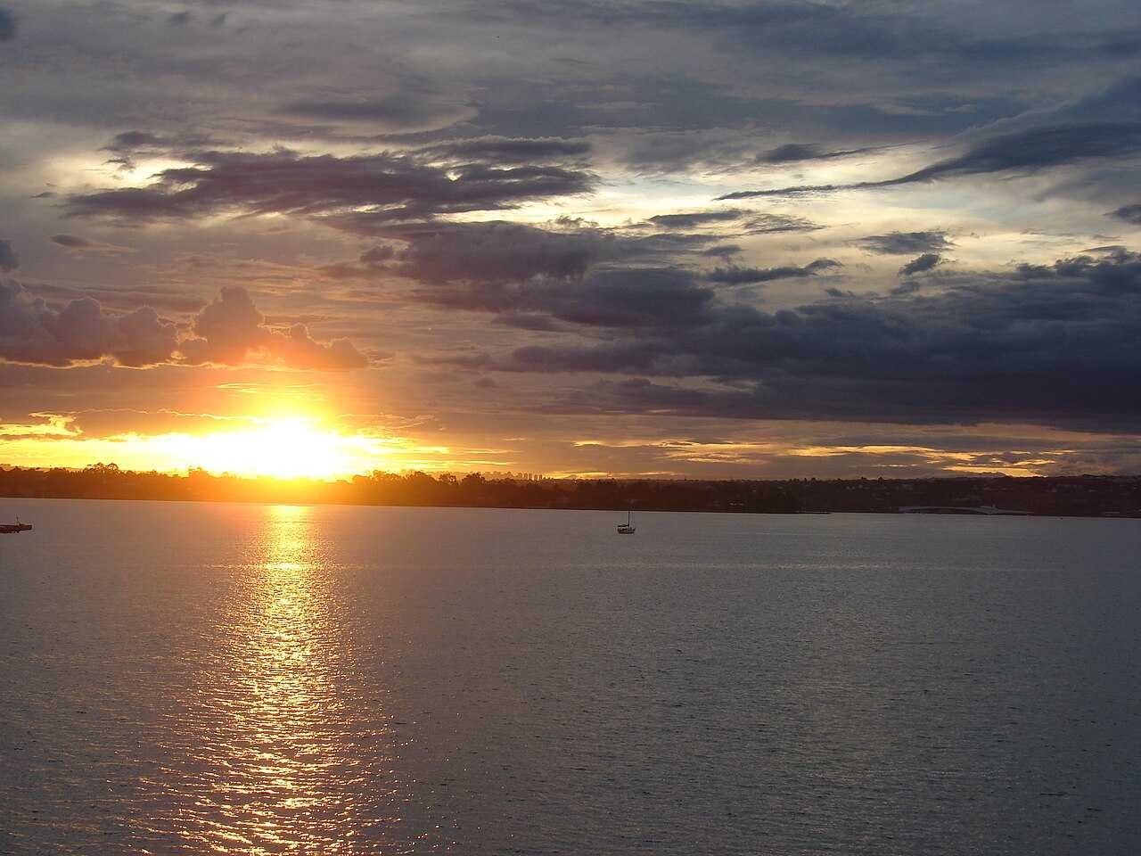 Vista do Lago Paranoá, em Brasília