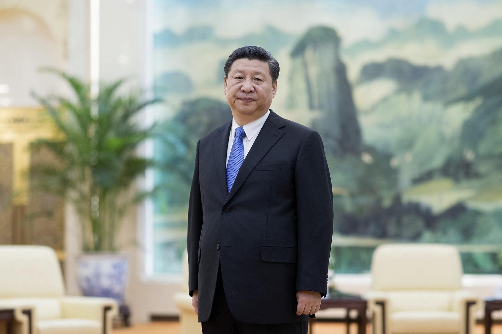 O presidente chinês Xi Jinping no Grande Salão do Povo, em Pequim (foto de arquivo, Wikimedia Commons, domínio público)