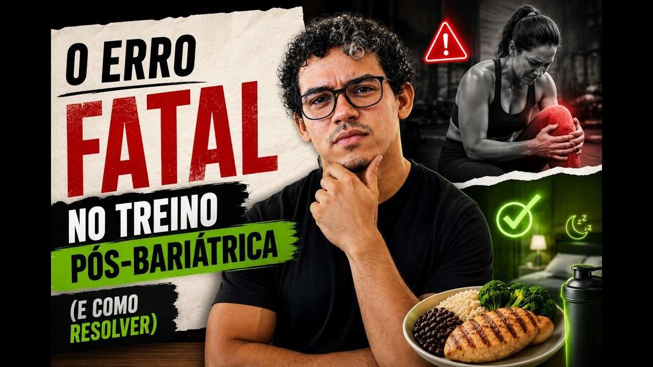 Miniatura do vídeo de Dr. Danillo Pereira sobre erro comum no treino pós-bariátrica