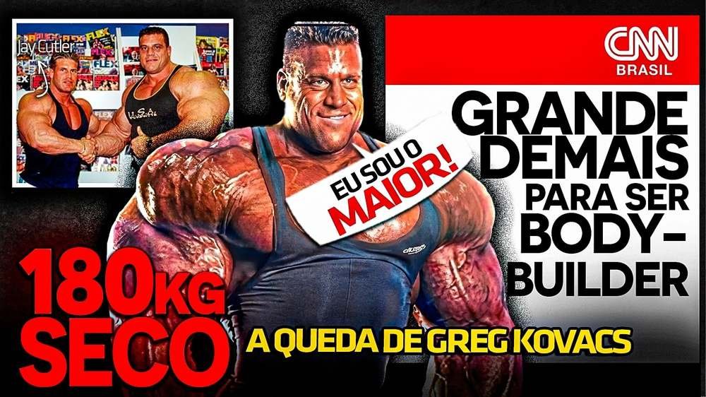 Miniatura do vídeo de Léo Araújo sobre a trajetória e a queda do fisiculturista Greg Kovacs
