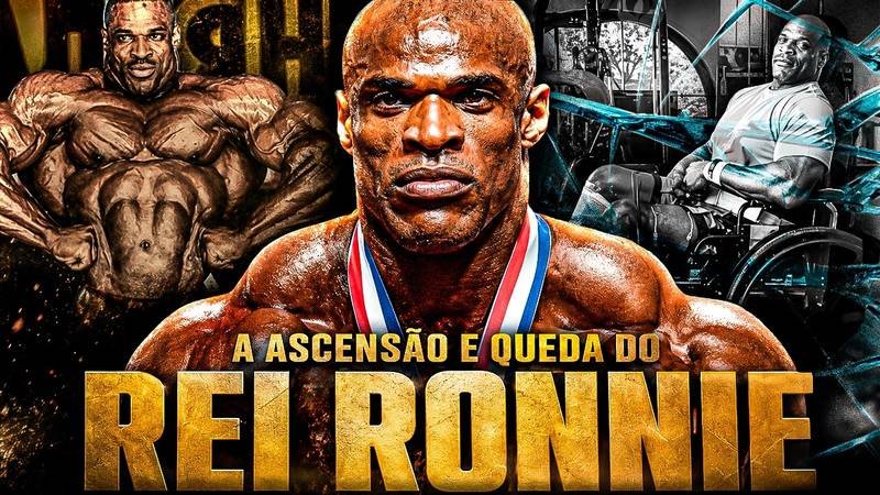 Miniatura do vídeo de Léo Araújo sobre a trajetória de Ronnie Coleman e seus problemas físicos após a aposentadoria